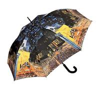 VON LILIENFELD® Parapluie Canne Grand Robuste Ouverture Automatique Art Vincent van Gogh : Café de nuit