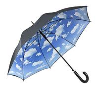 VON LILIENFELD® Parapluie Canne Grand Robuste Ouverture Automatique Ciel bavarois Double Épaisseur