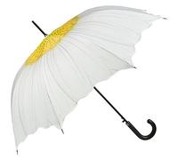 VON LILIENFELD Parapluie Canne Grand Robuste Ouverture Automatique Femme Floral Marguerite