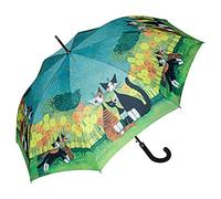 VON LILIENFELD® Parapluie Rosina Wachtmeister: All Together Canne Grand Robuste Ouverture Automatique Chat Art