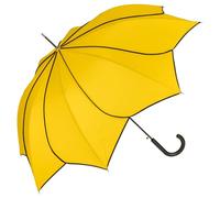 VON LILIENFELD Parasol léger et stable en forme de fleur avec ouverture automatique Minou, jaune, 103D/86L