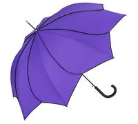 VON LILIENFELD Parasol léger et stable en forme de fleur avec ouverture automatique Minou, lilas, 103D/86L