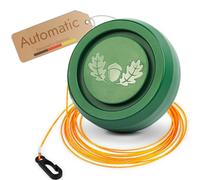 VON STEINEICH® Corde à linge automatique de camping [10 m] Enrouleur automatique | Extensible et indéchirable | Extrêmement compacte, légère et robuste | Corde à linge d'extérieur