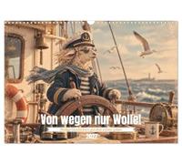 Von wegen nur Wolle! (Wandkalender 2027 DIN A3 quer), CALVENDO Monatskalender: Wollige Geschichten aus dem echten Leben