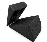 VonBueren Lot de 3 étireurs de mollets inclinés en polypropylène expansé | Entraîneur de mollets, squat wedge, étireur des jambes, squats, cale de pied, cale squat, cale genou, cale de mobilisation