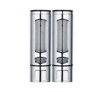 VONCYKI Distributeur de savon mural pour douche, bain, shampoing, accessoires de salle de bain, distributeur de savon et de gel (double galvanisé)