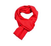 VONCYKI Écharpe en cachemire de couleur unie pour l'hiver chaud pashmina noir châle écharpe pour homme écharpes décontractées d'affaires, Rouge, taille unique