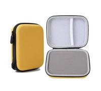 VONCYKI Étui de rangement portable pour médiator avec fente pour médiator Noir/jaune, jaune, Taille unique