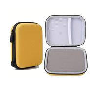 VONCYKI Étui de rangement portable pour médiator avec fente pour médiator Noir/jaune, jaune, Taille unique