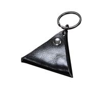 VONCYKI Étui pour médiator avec cordes, accessoires pour clés, ukulélé, médiators en cuir, porte-clés pour homme, Noir , Taille unique