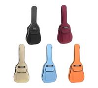 VONCYKI Housse de protection pour guitare électrique 5 mm d'épaisseur en tissu Oxford, Rouge, Taille unique