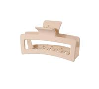 VONCYKI Lot de 3 épingles à cheveux élégantes et tendance - Grande taille - 8 cm - Fleur de plumeria - 13 cm - Carré - Mat - Accessoires pour cheveux pour femme (abricot)