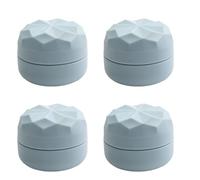 VONCYKI Lot de 4 récipients vides en silicone anti-fuite pour cosmétiques de voyage, 20 ml, conteneurs multifonctions pour lotions, crèmes, articles de toilette, cosmétiques, bleu
