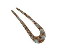 VONCYKI Lot de 5 épingles à cheveux en forme de U pour femme - Épingles à cheveux chinoises simples - Style moderne - Épingles à cheveux tempérament (5008 Vert-Café B)