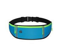 VONCYKI Sac banane de course à pied pour homme et femme - Sac banane de sport pour téléphone portable - Pour course à pied, jogging, course à pied, hydratation et cyclisme, Bleu ciel A, 2 pièces