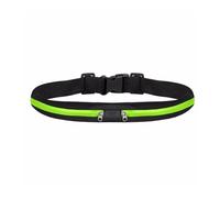 VONCYKI Sac banane de sport en nylon étanche pour téléphone portable et course à pied, vert clair, 2 pièces