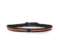 VONCYKI Sac banane double poche étanche en nylon pour téléphone portable - Petit sac décontracté pour voyage, course à pied, cyclisme, randonnée, sport, voyage, shopping, B Style Orange, 2 pièces