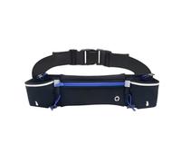 VONCYKI Sac banane pour femme - Sac banane de sport pour homme - Sac de sport pour téléphone portable - Pour course à pied, jogging, cyclisme, bleu, 2 pièces