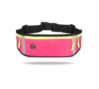 VONCYKI Sac de course à pied, sac banane de sport, sac de sport pour homme et femme, sac de gym, sac de sport, sac de sport, sac de sport, sac de sport, sac de sport, Eau de rétention rose, 2 pièces