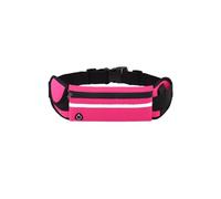 VONCYKI Sac de course pour femme - Sac banane pour homme - Sac banane de sport pour téléphone portable - Sac de sport pour téléphone portable, jogging, course à pied, cyclisme, rose rouge, 2 pièces