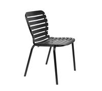 VONDEL - Chaise de jardin en aluminium noir Noir