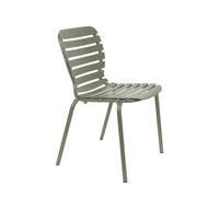 VONDEL - Chaise de jardin en aluminium vert Vert