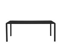 VONDEL - Table de jardin en aluminium noir L214 Noir