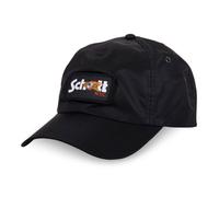 Vondutch Casquette baseball x Schott NYC Homme - Baseball - Noir | Blanc | Orange - Visière Arrondie Taille unique