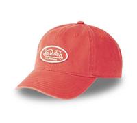 Vondutch Casquette Dad Cap Log Homme - Dad cap - Orange | Blanc - Visière Arrondie Taille unique