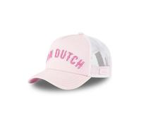 Vondutch Casquette Trucker Ajustable Femme - Trucker - Filet - Rose | Blanc - Visière Arrondie