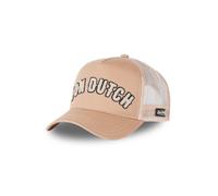 Vondutch Casquette Trucker Ajustable Homme - Trucker - Filet Rigide - Ecru | Noir - Visière Arrondie