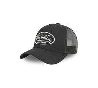 Vondutch Casquette Trucker Ajustable Homme - Trucker - Filet Rigide - Noir | Blanc - Visière Arrondie