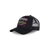 Vondutch Casquette trucker avec filet Blacky Garçon - Trucker - Filet Rigide - Noir - Visière Arrondie - JUNIOR Taille unique