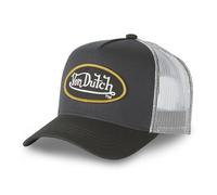 Vondutch Casquette trucker Cla Homme - Trucker - Filet Rigide - Noir | Gris | Jaune - Visière Arrondie