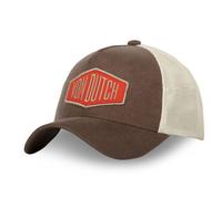Vondutch Casquette trucker CORDUROY Homme - Trucker - Filet Souple - Marron | Beige - Visière Arrondie Taille unique