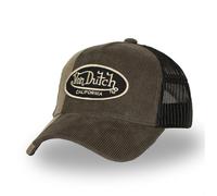 Vondutch Casquette trucker CUT Homme - Trucker - Filet Rigide - Marron | Beige | Noir - Visière Arrondie Taille unique