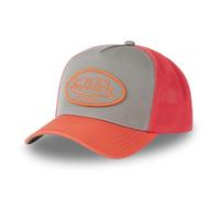 Von Dutch Casquette Homme & Femme, Casquette Trucker Flame, Ajustable, Gris/Orange/Fushia TU