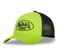 Vondutch Casquette Trucker FLUO Homme - Trucker - Filet Rigide - Jaune | Noir - Visière Arrondie Taille unique