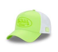 Vondutch Casquette Trucker FLUO Homme - Trucker - Filet Souple - Blanc | Vert - Visière Arrondie Taille unique