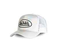 Vondutch Casquette trucker Hologram Homme - Trucker - Filet Rigide - Blanc - Visière Arrondie Taille unique