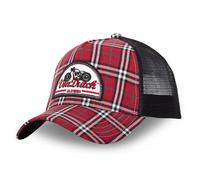 Von Dutch Casquette Homme & Femme, Casquette Trucker Jack, Ajustable, Rouge Taille TU