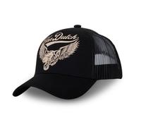 Von Dutch Casquette Femme Lion, Casquette Trucker Ajustable avec Snapback, Noir, Beige, Taille TU