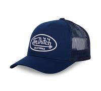 Vondutch Casquette trucker Lof Homme - Trucker - Filet Rigide - Bleu | Blanc - Visière Arrondie 1