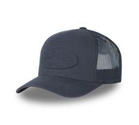 Vondutch Casquette trucker Lof Homme - Trucker - Filet Rigide - Bleu - Visière Arrondie