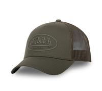 Vondutch Casquette Trucker Log Garçon - Trucker - Filet Rigide - Vert - Visière Arrondie - JUNIOR 53 cm