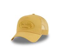 Vondutch Casquette Trucker Logo Homme - Trucker - Filet Rigide - Jaune - Visière Arrondie Taille unique