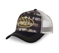 Vondutch Casquette trucker SUBLI Homme - Trucker - Filet Rigide - Noir | Gris | Blanc - Visière Arrondie Taille unique