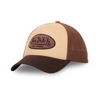 Vondutch Casquette trucker TERRY Homme - Trucker - Filet Souple - Marron | Beige - Visière Arrondie Taille unique