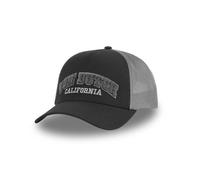 Vondutch Casquette trucker TERRY Homme - Trucker - Filet Souple - Noir | Gris - Visière Arrondie Taille unique