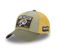 Vondutch Casquette trucker WILD Homme - Trucker - Filet Souple - Vert | Jaune | Noir | Blanc - Visière Arrondie Taille unique